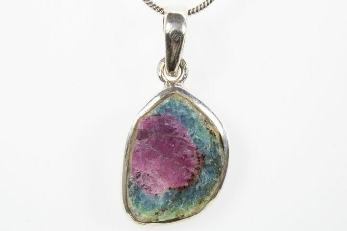 Ruby in Kyanite Pendant (Necklace) - Sterling Silver #302834